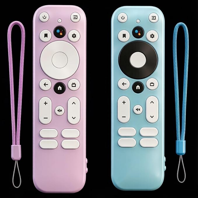 [2 Pack] Remote Case for Mecool KD3 Android TV/Onn. Android TV 2K FHD Streaming Stick Protective Cover Silicone Glowing in The Dark