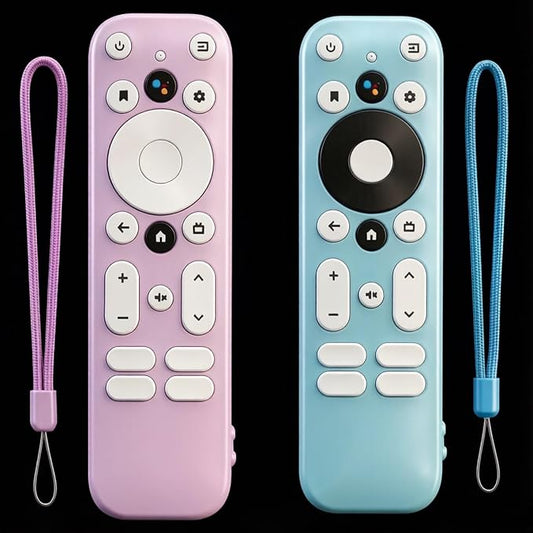 [2 Pack] Remote Case for Mecool KD3 Android TV/Onn. Android TV 2K FHD Streaming Stick Protective Cover Silicone Glowing in The Dark