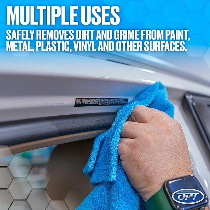 Optimum Opti-Clean Waterless Wash and Protect - Ready to Use Waterless Car Cleaning Spray and Polymer Protection (17 oz)