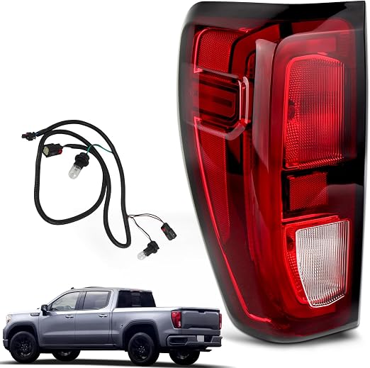Halogen Tail Lights For 2019-2026 GMC Sierra 1500/2500HD/3500HD Left Driver