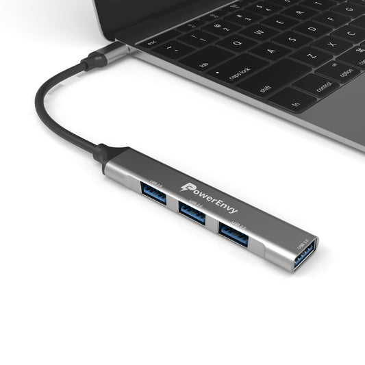 USB HUB,USB C to USB Adapter Multiport Data HUB with 4 USB Ports (3 USB2.0 and 1 USB3.0) 5Gbps USB Data Transfer Port for MacBook,iPad Pro/Air,XPS,MateBook and More Type C Devices