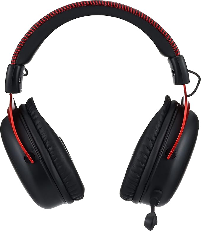 HyperX Cloud II Wireless - Gaming Headset for PC, PS5, PS4, Long Lasting Battery Up to 30 Hours, DTS Headphone:X Spatial Audio, Memory Foam, Detachable Noise Cancelling Microphone with Mic Monitoring