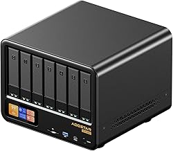 AOOSTAR WTR MAX 11 Bays NAS Mini PC, AMD R7 PRO 8845HS NO RAM NO SSD Mini Computers, 6 * 2.5/3.5 Inch SATA HDD+5*M.2 2280 SSD, 2 * 10GbE, 2 * 2.5GbE, OCuLink, 4K HDMI - Image 1