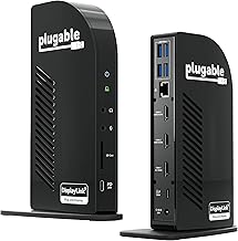 Plugable USB-C Triple Monitor Docking Station, 13-in-1, 100W Charging - Image 1