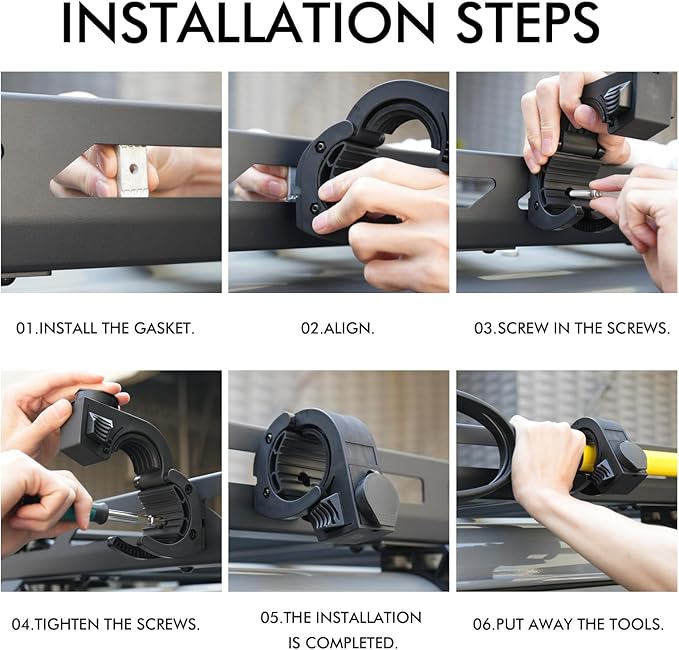 Shovel Holder Rubber Grip Mount Kit with Lock – Fits 0.79"-1.97" Tool Handles, Quick-Release for Off-Road Vehicles, Roof Racks, Molle Panels, SUVs, Trucks, UTVs, ATVs – Heavy-Duty, Anti-Theft Design