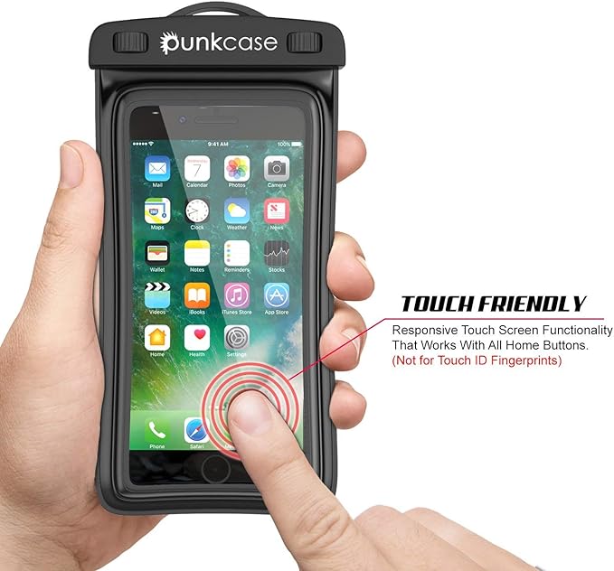 Waterproof Phone Pouch, PunkBag Universal Floating Dry Case Bag for Most Cell Phones incl. iPhone 8 Plus & Samsung Galaxy S9 | Perfect for Keeping Your Cellphone & Valuables Dry and Safe
