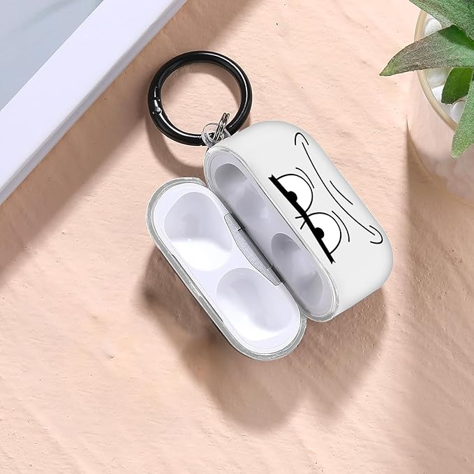 Compatible with Airpods Pro 3 Case(2025),Don't Touch Me for Airpods Pro 3rd Generation Cases Cover with Lanyard Soft Silicone Cute Shockproof Cover for Women Men,Black