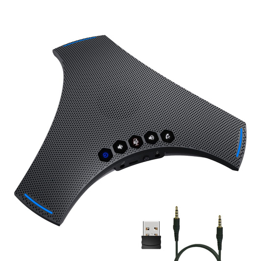 TOALLIN Conference Speaker and Mic, Wireless Speakerphone with Daisy Chain