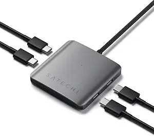 Satechi 4-in-1 USB-C Hub, 100W PD Pass-Through Charging, and More - Image 1