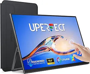 UPERFECT Portable Monitor Touchscreen 15.6 Inch 125% sRGB Travel Monitor