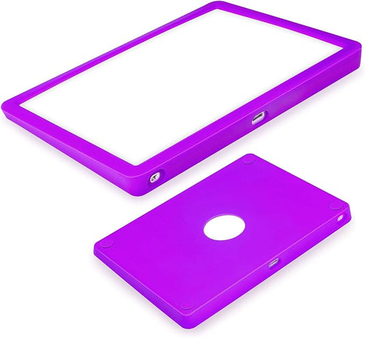 Silicone case for Magic Trackpad 2 Silicon case for Apple Wireless Touchpad Apple Trackpad Protective Cover，Anti-dust and Anti-Scratch Washable Wear-Resistant Silicone Skin (Purple)