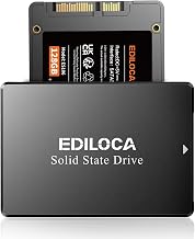 Ediloca 128GB SSD Internal Solid State Drive 2.5" SATA III 6Gb/s, 500MB/s Read Speed 3D TLC NAND, 128GB SATA SSD PC/Laptop Upgrade, Shock-Resistant & Drop-Proof(ES106) - Image 1