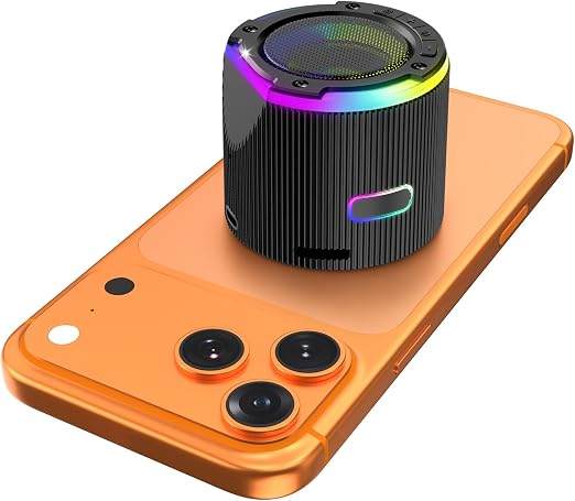 Magnetic Bluetooth Speaker,Mini Speaker &Stand Gift for Women Men Teen