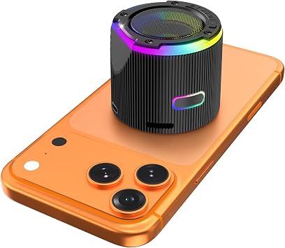Magnetic Bluetooth Speaker,Mini Speaker &Stand Gift for Women Men Teen