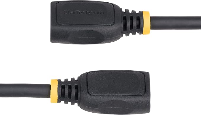 StarTech.com 18in (0.5m) HDMI 2.0 Extension Cable, High Speed HDMI Port Saver Cable, 4K 60Hz, HDMI Extension Cord, M/F