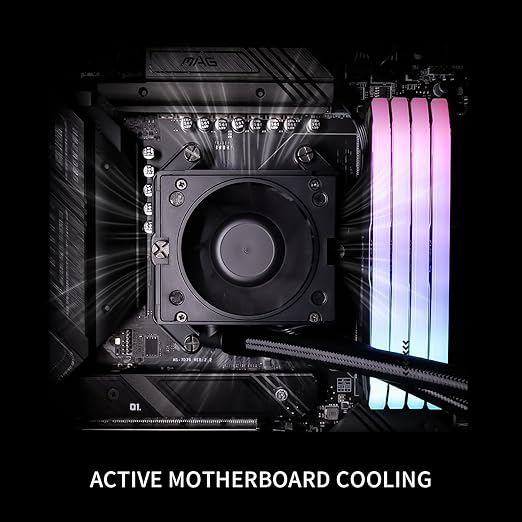 Thermalright Stream Vision 360 Black CPU Liquid Cooler, 3.5in Magnetic Embedded Fan LCD Screen, 640x480 Resolution,Freely Defined Display Screen,2400RPM Speed, Compatible with AM5,lga1851/1700/115x