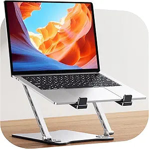 RIWUCT 2026 Laptop Stand for Desk Ultra-Slim Portable & Height Adjustable