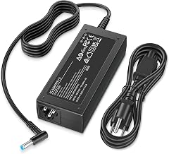 Charger Compatible with HP Laptop Computer 65W 45W Smart Blue Tip 4.5mm - Image 1
