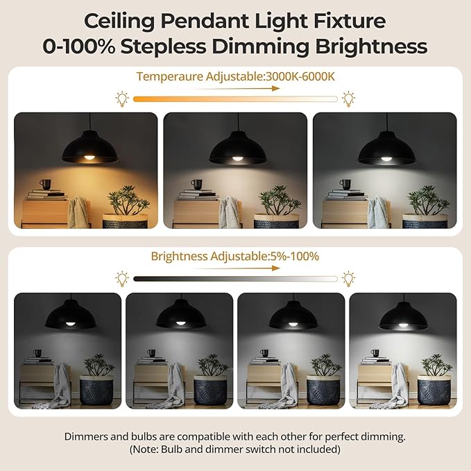 Pendant Lights Kitchen Island,Metal Pendant Light Fixtures,Adjustable Height Hanging Light Fixture for Bedroom,Foyer,Hall,Living Room,Dining Room and Entryway
