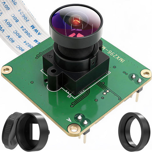 GS Camera Module with IMX296 Color Sensor Support Global Shutter External Trigger 1.58MPixel up to 60fps 1456x1088 Pixels Compatible with Raspberry pi Global Shutter Camera