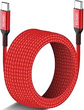15FT Long USB-C to USB-C Cable 100W, Type-C Fast PD Charger Cord