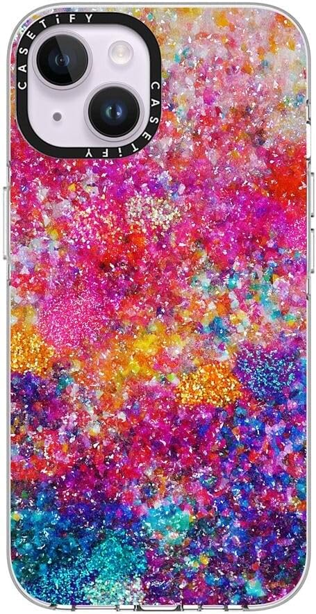 CASETiFY Clear iPhone 14 Case [Not Yellowing / 6.6 ft. 3X Military Grade Drop Protection/Compatible with Magsafe] - and We Danced Our Way Home - Clear