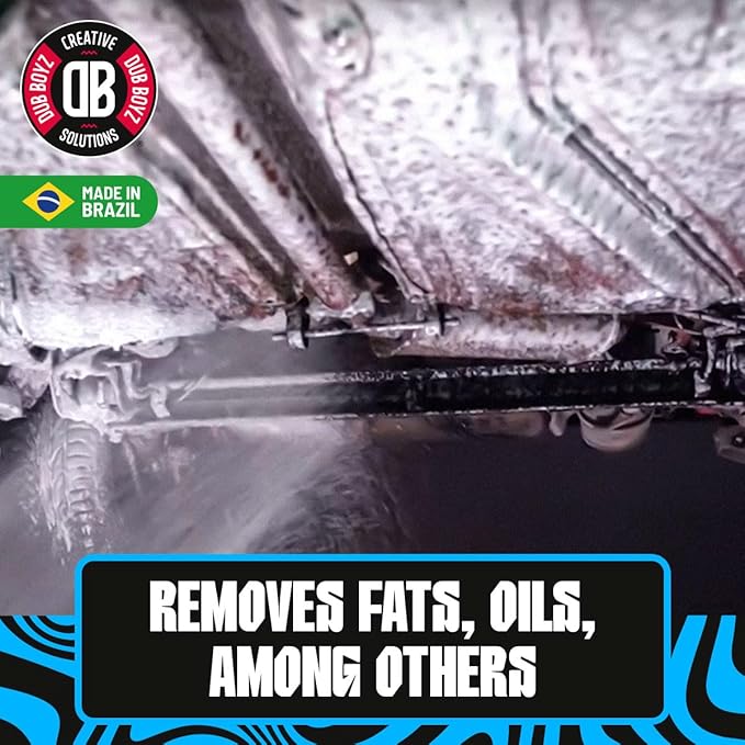 DUB BOYZ D-OFF Heavy-Duty Cleaner & Degreaser, Industrial Strength, Cuts Through Grease and Grime, Safe on Metal, Plastic, Rubber, Biodegradable & Phosphate-FreeWheel Cleaner