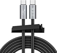 USB C to C Cable 30Feet, USB C 3.1 Gen 2X2 Cable, 4K60Hz Monitor Video Output, 10Gbps High Speed Data Transfer, 100W Fast Charging, for Car Carplay iPhone 16, MacBook, Action Camera, Portable Monitor - Image 1