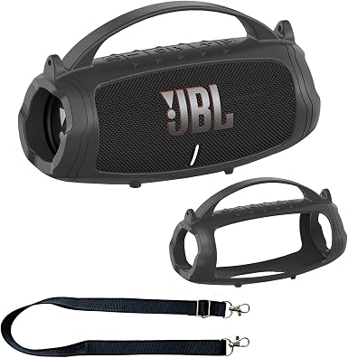 JCHPINE Silicone Cover Case for JBL Charge 5 Portable Bluetooth Speaker