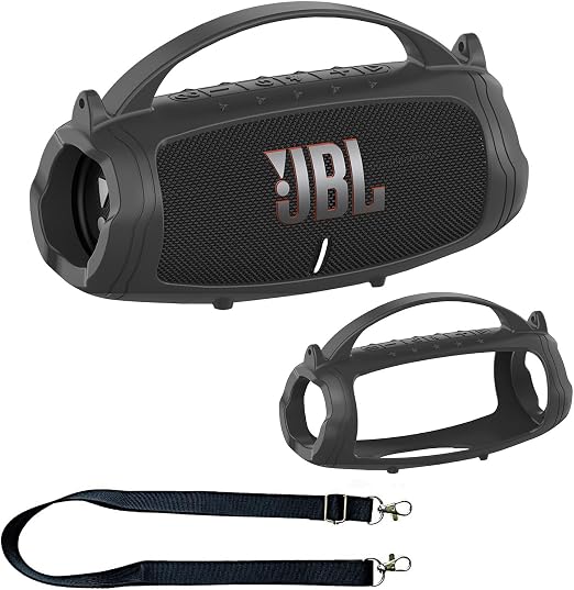 JCHPINE Silicone Cover Case for JBL Charge 5 Portable Bluetooth Speaker