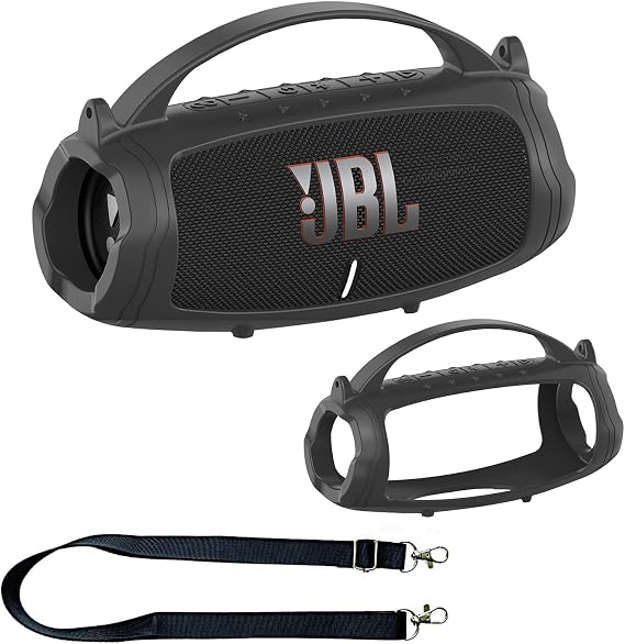JCHPINE Silicone Cover Case for JBL Charge 5 Portable Bluetooth Speaker