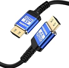 18Gbps hdmi Cable 10 ft with Gripping Connectors,4k Ultra high Speed Ethernet 2.0 Flexible Cord Support 4K@60Hz 4:4:4 HDR,HDCP2.2,ARC,3D and CEC for HDTV/PS4/3/Xbox/Monitor/Projector ect - Image 1