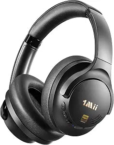1Mii Y8+ Noise Cancelling Headphones for Gaming, Airplane & Travel, Black