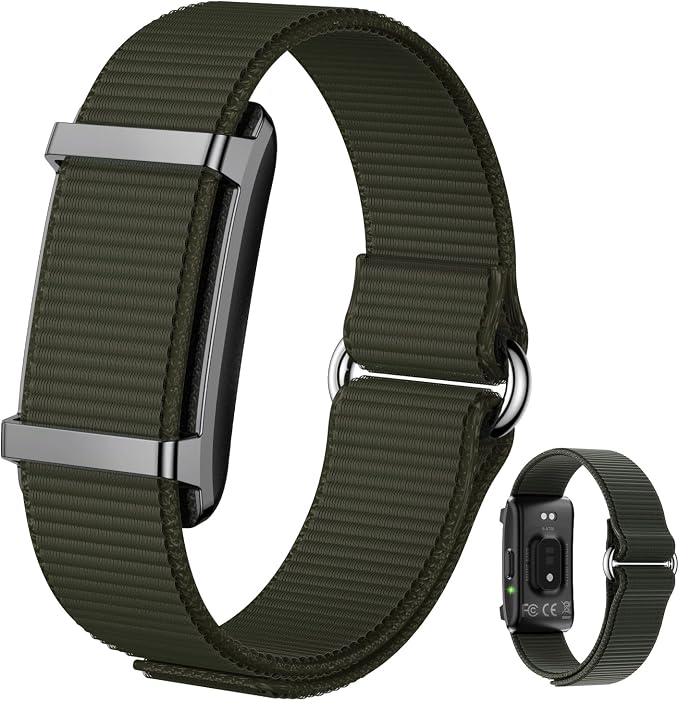 Smart Bracelet Fitness Trackers for Men Women, Smart Watch 24/7 Heart Rate Sleep Stress HRV Monitor, 170+ Sports Modes, 2 Bands, Free APP