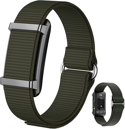 Smart Bracelet Fitness Trackers for Men Women, Smart Watch 24/7 Heart Rate Sleep Stress HRV Monitor, 170+ Sports Modes, 2 Bands, Free APP