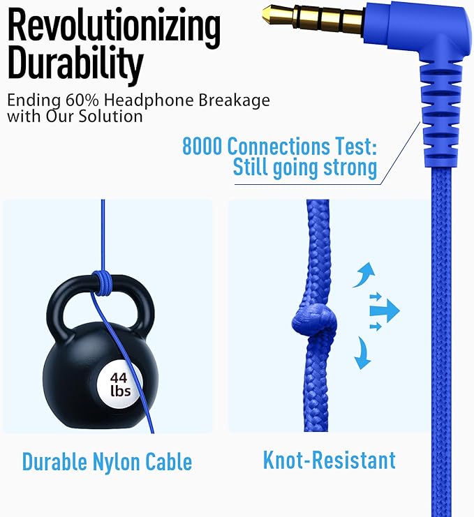 AILIHEN Kids Headphones Wired Bulk 5-Pack for K-6 School & Classroom, with Microphone, 85dB Volume Limit, Shareable, Foldable, 3.5mm Jack for Chromebook, Computer - Dark Color
