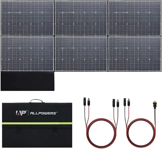 ALLPOWERS Foldable Portable Solar Panels (600W Foldabel Solar Panel)