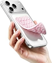 DreamsLink.LC Silicone Double-Sided Suction Phone Mount - BabyPink Small - Image 1