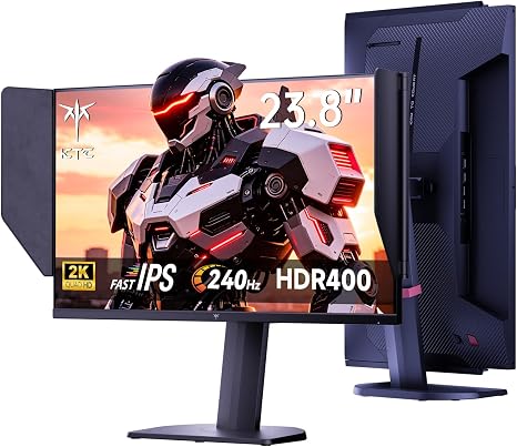 KTC 24M1 240Hz Gaming Monitor (OC 260Hz), QHD 23.8 Inch Monitor with Hood