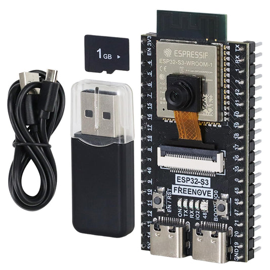 Freenove ESP32 ESP32-S3 Camera Board Kit (8 MB Flash) with 1GB Card
