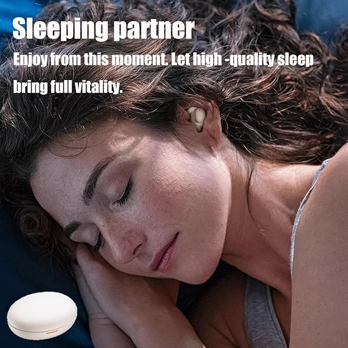Sleep Headphones Sleep Headphones Wireless Bluetooth 5.2 Sleep Earbuds Sleep Earbuds for Side Sleepers Comfortable Noise Cancelling Invisible Earbuds Wireless Headphones Grey