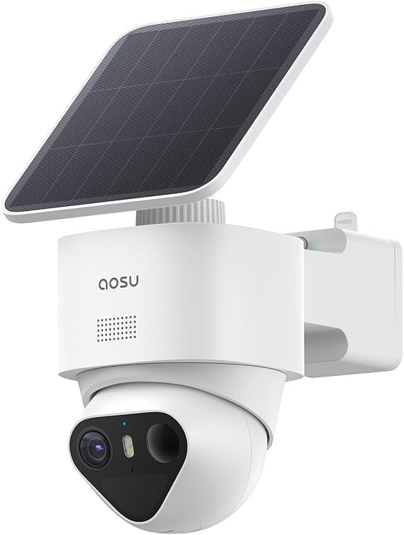 aosu T2 Ultra 4K Security Camera Wireless Outdoor, 360° AI Triple Detection