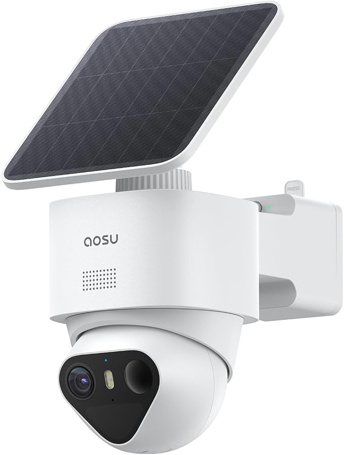 aosu T2 Ultra 4K Security Camera Wireless Outdoor, 360° AI Triple Detection