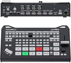FEELWORLD L3 PRO 4 HDMI 4 SDI 1 UVC 5CH Multi Camera Video Switcher Mixer - Image 1