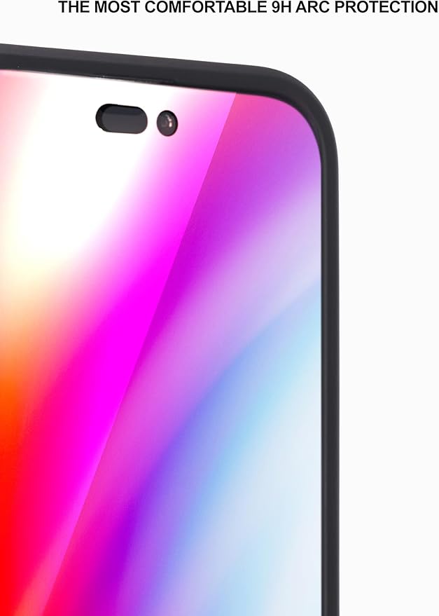 imos Screen Protector for iPhone 16, 2.5D Highly Transparent Extremely Fine Black Edge Tempered Glass (AGbc), Scratch & Drop Resistant, Easy Installation