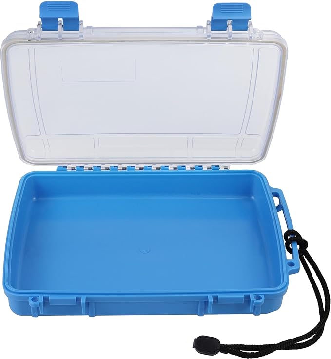 Waterproof Dry Box Watertight Storage Box Waterproof Drybox for Kayak & Boat Waterproof Containers Dry Storage Box Floating Carrying Dry Tackle Box with Rope