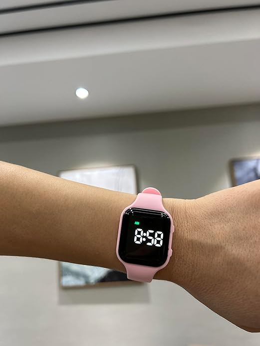Vibrating Alarm Watch Water Resistant Wake Up Wristband Silent Pill Reminder Watch - with Timer and 15 Daily Alarms
