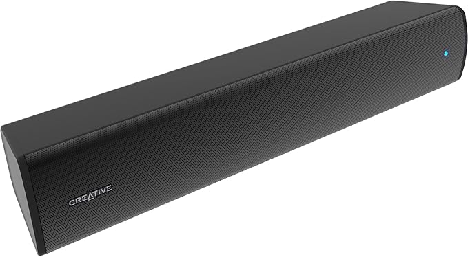 Creative Stage Air V2 2.0 Portable Bluetooth Sound Bar Speaker - 10 W RMS - Black (Renewed)