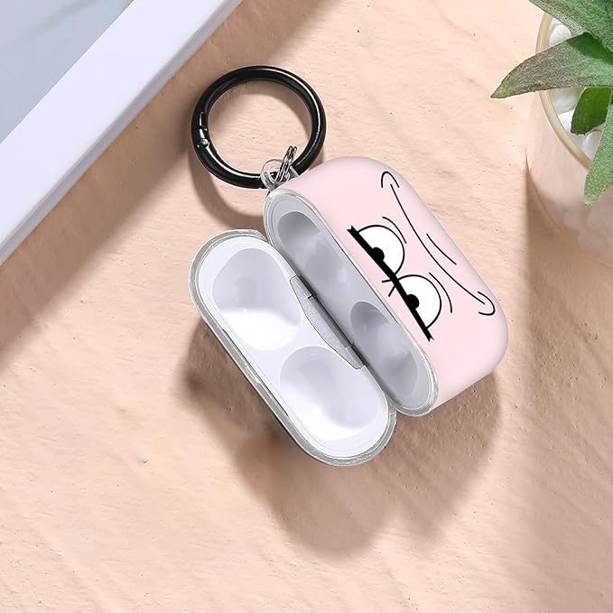 Compatible with Airpods Pro 3 Case(2025),Don't Touch Me for Airpods Pro 3rd Generation Cases Cover with Lanyard Soft Silicone Cute Shockproof Cover for Women Men,Black