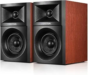 Sanyun SW203 3" 2-Way Active Bookshelf Speakers for Desktop Computer PC
